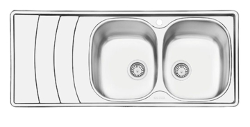 تصویر از سینک ایلیا استیل 2044